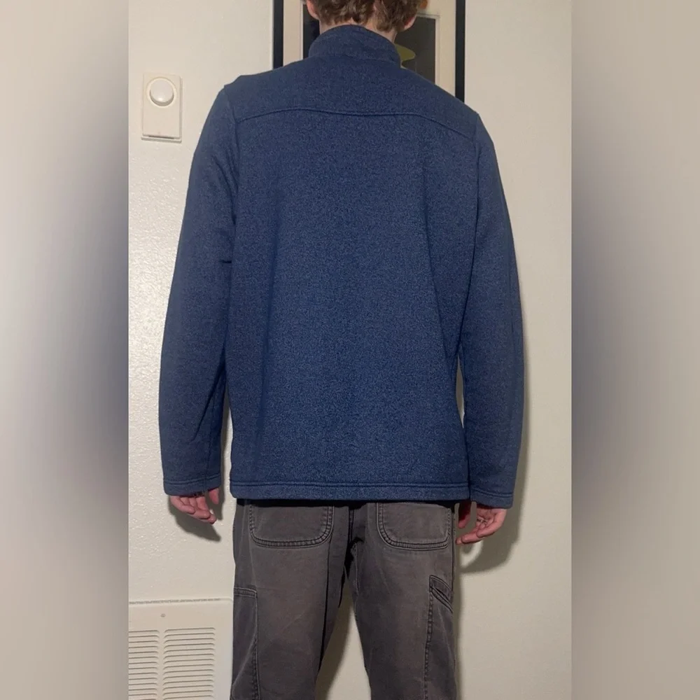Columbia Blue Quarter Zip Pullover